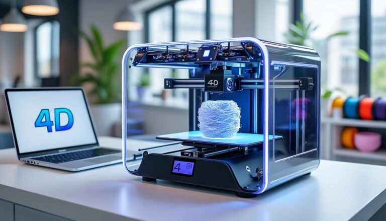découvrez le fonctionnement d'une imprimante 4d avec ce guide pour débutants : principes de base, différences avec l'impression 3d et applications innovantes expliqués simplement.