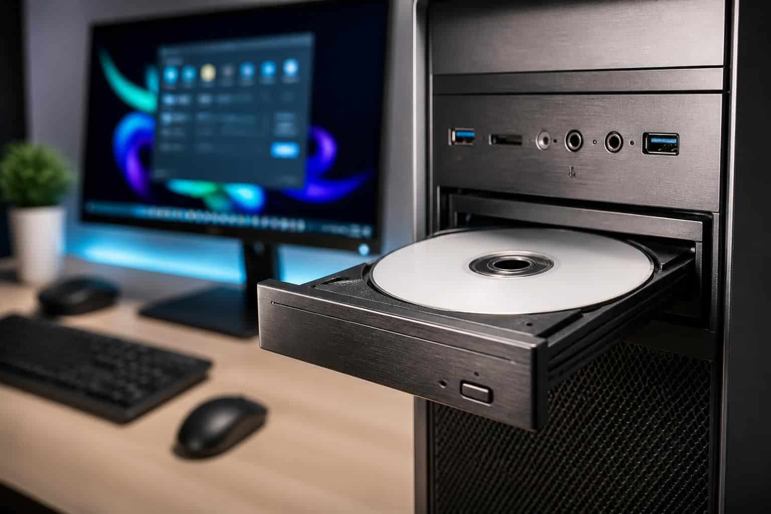 découvrez comment utiliser un lecteur optique graveur sur votre ordinateur de bureau avec un programme tiers comme cd burner sous windows 11 pour graver facilement vos cd et dvd.