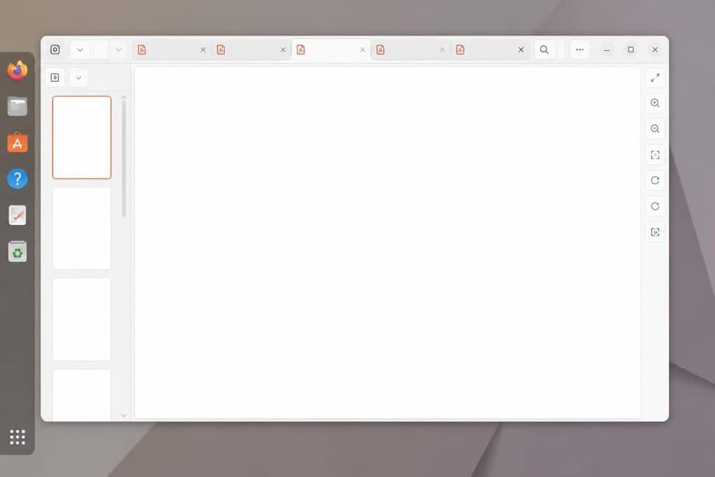 evince est un logiciel libre de lecture de pdf avec onglets, conçu pour l'environnement de bureau standard sous ubuntu, offrant une expérience simple et efficace.