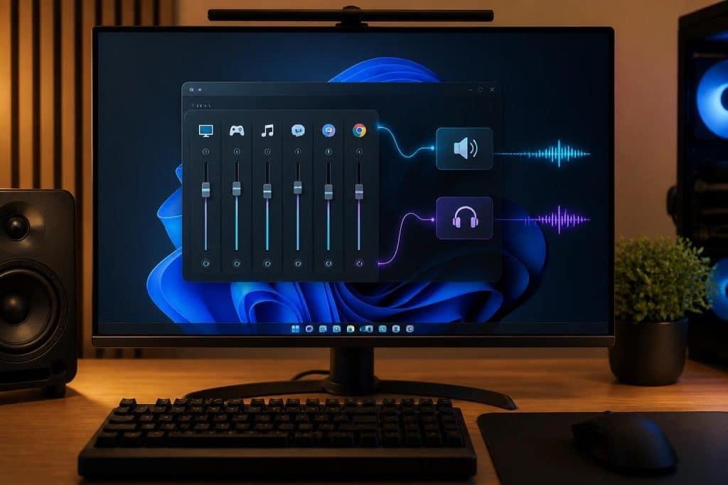 découvrez comment le mixeur de volume virtuel de microsoft permet de configurer le routage logiciel pour une sortie audio double simultanée sur windows 11, optimisant ainsi votre expérience sonore.
