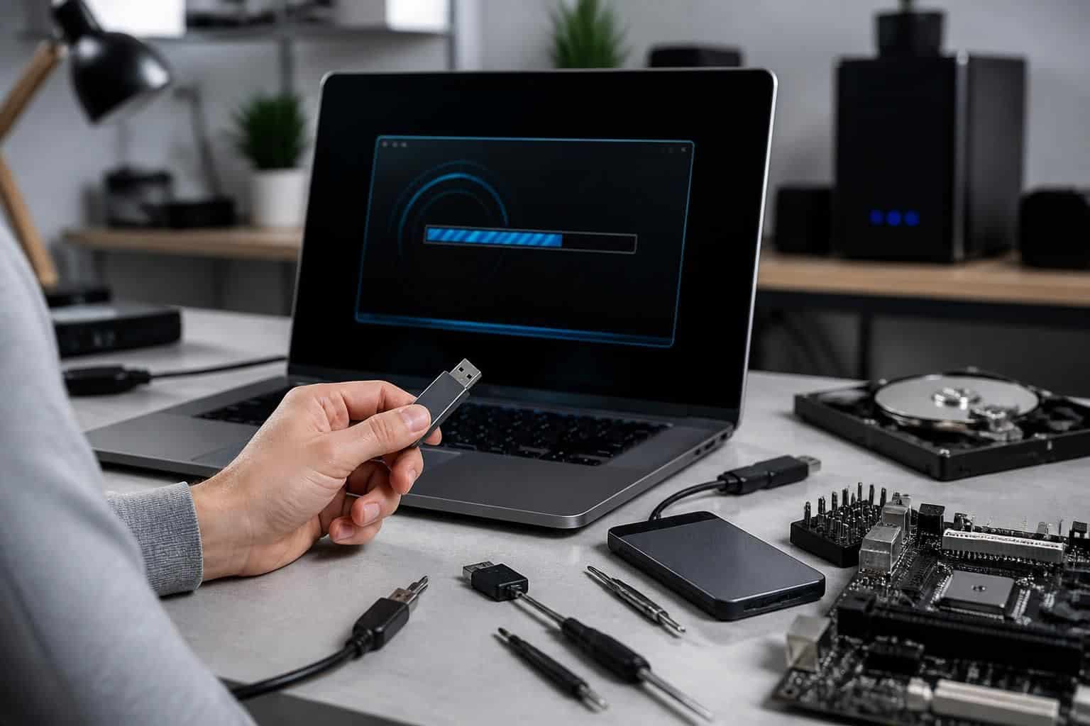 découvrez comment utiliser l'outil de ligne de commande diskpart pour préparer une partition de stockage et créer une clé usb bootable windows 11 facilement et efficacement.